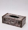Blizz Brown & Grey MDF Tissue Box