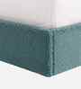 Block Design Boucle Kids Toddler Bed With Box Storage In Green Colour