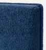 Block Design Boucle Kids Twin Bed With Hydraulic Storage In Denim Blue  Colour