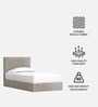 Block Design Kids Toddler Bed In Cream Colour