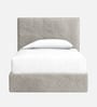 Block Design Kids Toddler Bed In Cream Colour