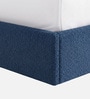 Block Design Kids Toddler Bed In Denim Blue Colour