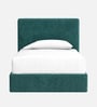 Block Design Kids Toddler Bed In Green Colour