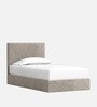 Block Design Kids Twin Bed In Cream Colour