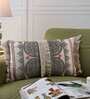 Multicolor Cotton Woven 12 x 20 Inches  1 x Rectangular Cushion Cover