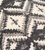 Block Printed Upholstered Bench In Multi Colour