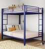 Blone Metal Bunk Bed in Blue Colour