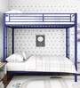 Blone Metal Bunk Bed in Blue Colour