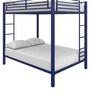 Blone Metal Bunk Bed in Blue Colour