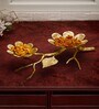 Dual Blossom Platter(Gold)