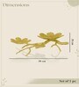 Dual Blossom Platter(Gold)
