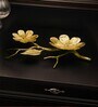 Dual Blossom Platter(Gold)