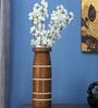 Floral Bloom White Plastic Flower Bunch