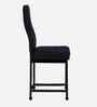 Bloom Leatherette Dining Chair In Black Colour Set Of 2