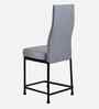 Bloom Leatherette Dining Chair In Grey Colour Set Of 4