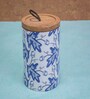 Bloom Mango Wood Canister with Enamel