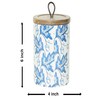 Bloom Mango Wood Canister with Enamel