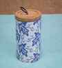 Bloom Mango Wood Sotrage Jar with Enamel