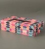 Bloom Multicolor Floral Printed Resin Tissue Box