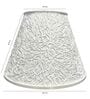 Beige Bloom Polymer Lamp Shade