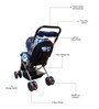 Bloom Stroller for New Born 0-3 Years In Blue Colour