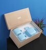 Bloom Tea Trio Set of 3 Cerulean matt