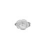 Petalgrace Napkin Rings-Silver (Pack Of 4)