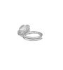 Petalgrace Napkin Rings-Silver (Pack Of 4)