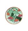 Blooming Green Green Mango Wood Wall Plate