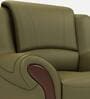 Blos Leatherette 1 Seater Sofas in Green Colour
