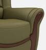Blos Leatherette 1 Seater Sofas in Green Colour