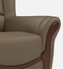 Blos Leatherette 1 Seater Sofas in Grey Colour