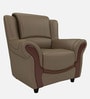 Blos Leatherette 1 Seater Sofas in Grey Colour