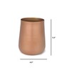 Blossom Copper Metal Desk Pot