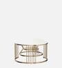 Blossom Metal Nest of Tables in White Finish (Set Of 2)