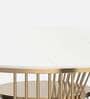 Blossom Metal Nest of Tables in White Finish (Set Of 2)