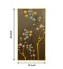 Blossom Mural Glass Finish Vertical Wall Art