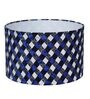 Blossom Table Lamp with Drum shaped Multicolour Velvet Lampshade