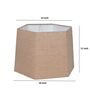 Blossom Table Lamp with Frustum shaped Beige colour Lampshade