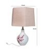 Blossom Table Lamp with Frustum shaped Beige colour Lampshade