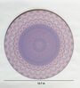 Blossoms Purple Handcrafted MDF (Set of 6) Placemat