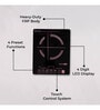BlowHot 2200 Watt BL1300 Auto-Power-Cut Indicator Infrared Induction (Touch Control, 4 Digit Display, Preset Function)