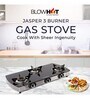 Blowhot 3 Burner Gas Stove with Auto Ignition (G-003_Jasper_BH)