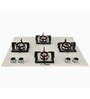 Blowhot 4 Burner Built in Hob with Auto Ignition (MAJESTY_4_Burner_White)