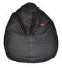 Stillo XXXL Denim Bean Bag Cover in Blue Colour