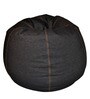 Blu XXXL Denim Bean Bag Cover in Dark Blue Colour