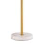 Blue & gold Glass Aurora Duo Globe Lamp