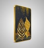 Blue & Gold Leaf Rectangular Wall Art 12 x 18 Inch