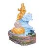 Blue & Gold Resin Lord Shiva Indoor Water Fountain