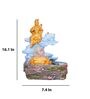 Blue & Gold Resin Lord Shiva Indoor Water Fountain